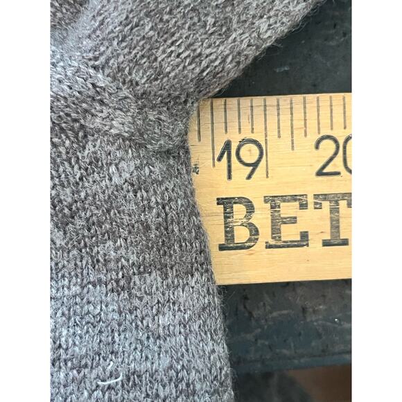 Hawico Scottish 100% Cashmere Turtleneck Dress •S• Brown Sweater Scotland $1195 - Picture 6 of 9